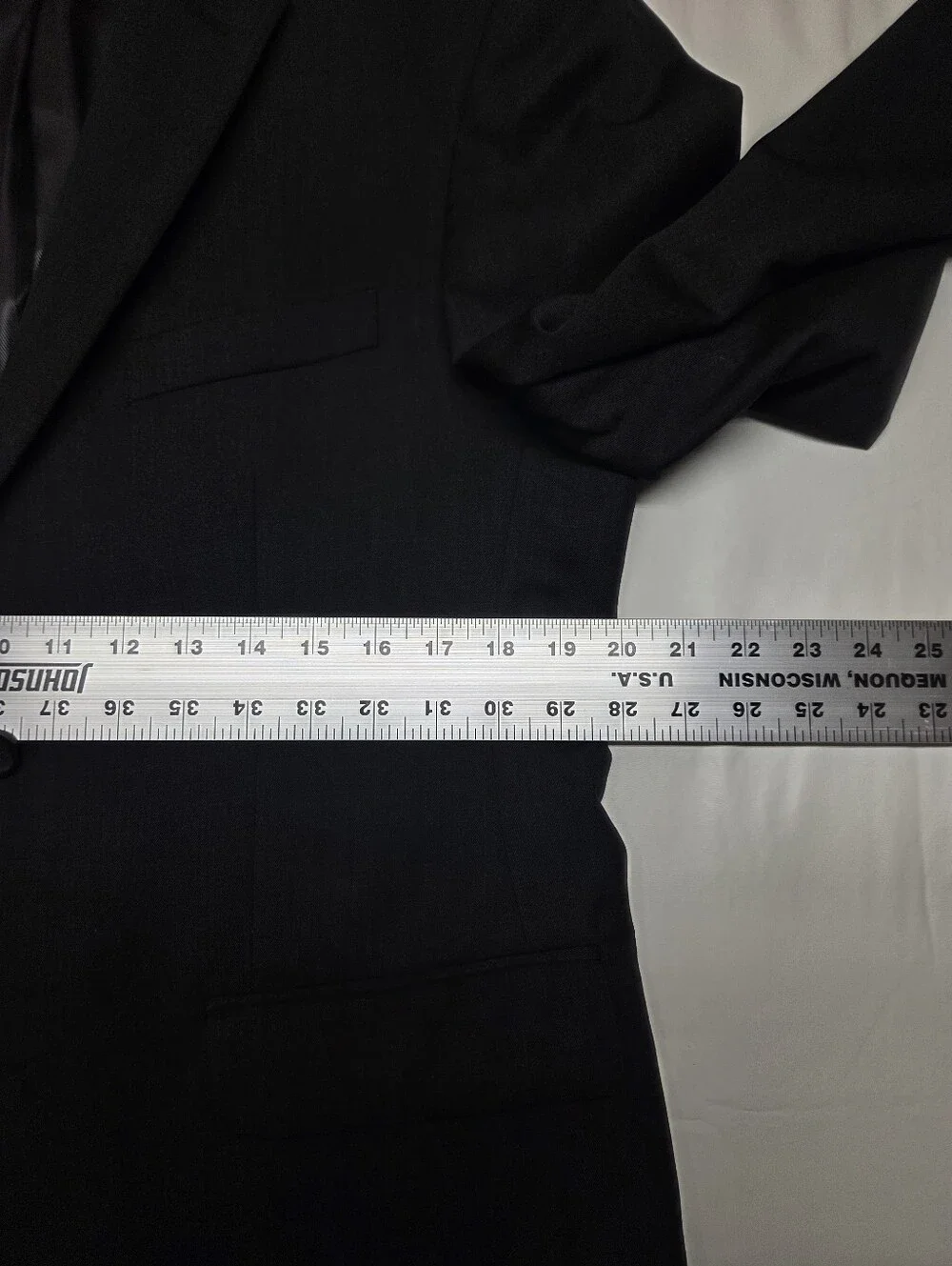 Pronto Uomo Platinum 40R 34W Charcoal Gray 2pc Suit 100% Wool Notch Lapel